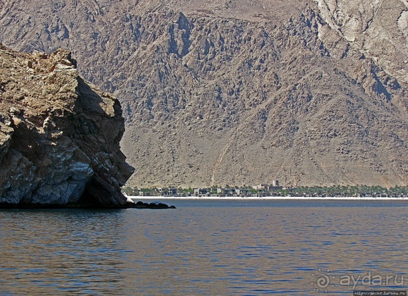 Оманские фьерды... Скалистое побережье Мусандама