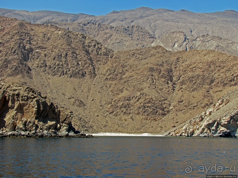 Оманские фьерды... Скалистое побережье Мусандама