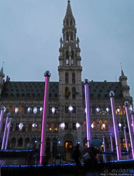 Шоу музыки и света "The Electrabel Night" в Брюсселе