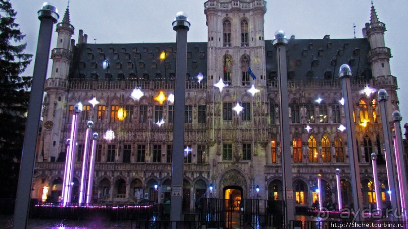 Шоу музыки и света "The Electrabel Night" в Брюсселе