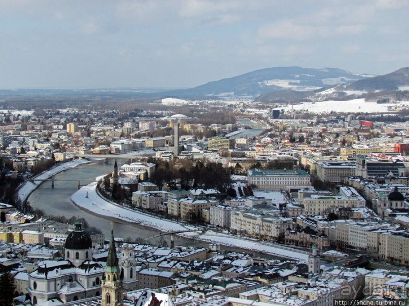 Третий уровень Зальцбурга - башня крепости Хоэнзальцбург