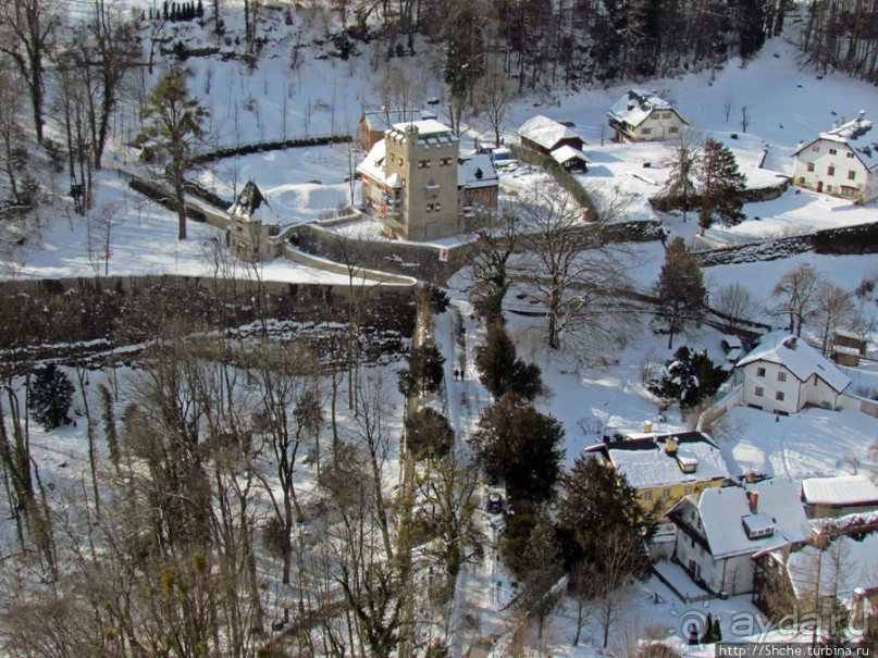 Третий уровень Зальцбурга - башня крепости Хоэнзальцбург