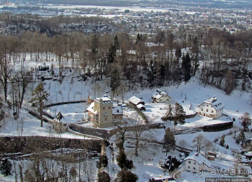 Третий уровень Зальцбурга - башня крепости Хоэнзальцбург