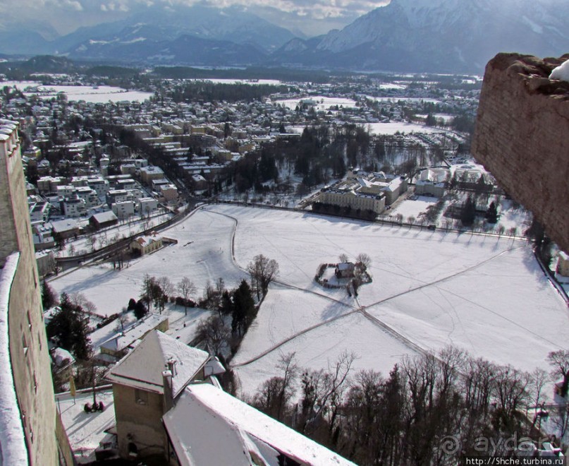 Третий уровень Зальцбурга - башня крепости Хоэнзальцбург