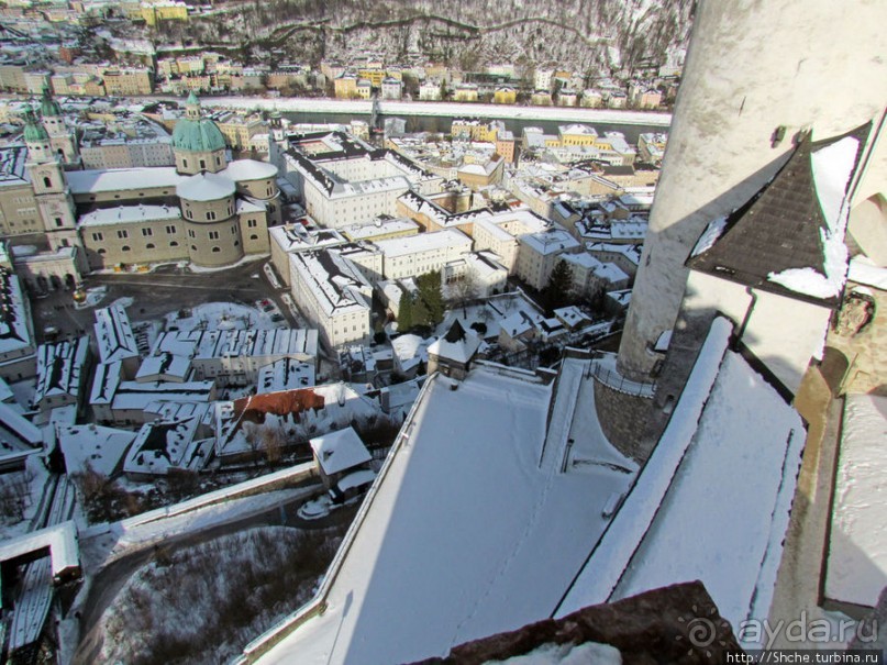 Третий уровень Зальцбурга - башня крепости Хоэнзальцбург