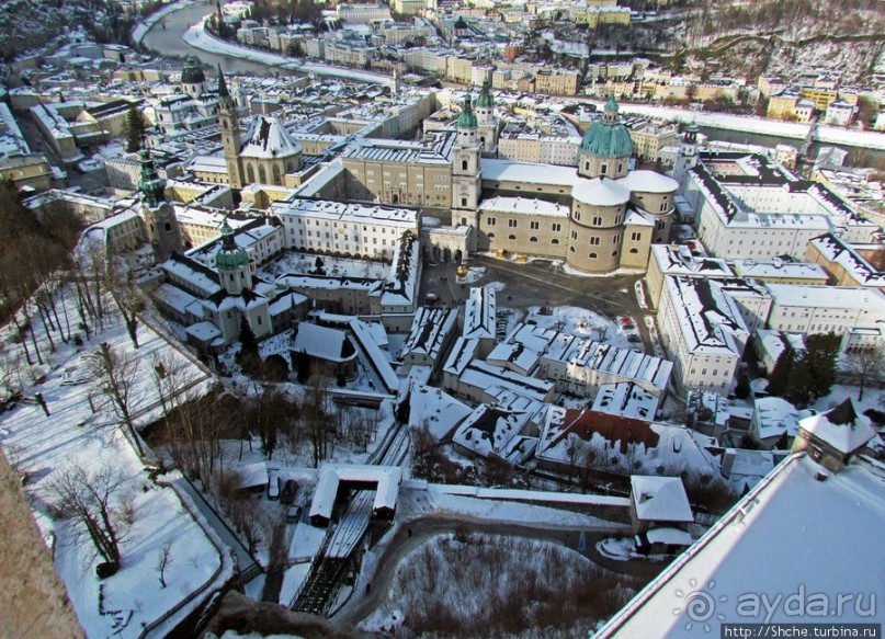 Третий уровень Зальцбурга - башня крепости Хоэнзальцбург