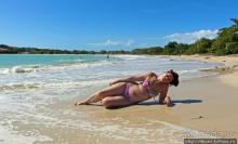 Бухта на мысе Кабо Рохо, или "лес", более напоминающий пляж