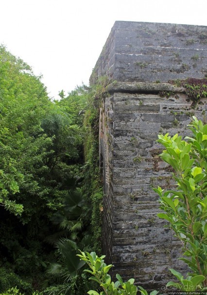 Весь покрытый зеленью... Форт Альберт на Бермудах есть