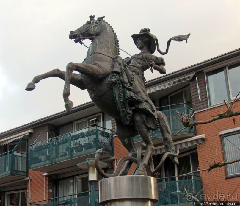 Русское имя на карте Голландии — Anna Paulowna