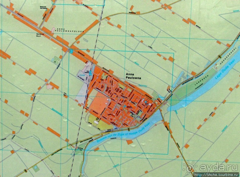 Русское имя на карте Голландии — Anna Paulowna
