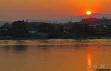 Ресторан с террасой над Меконгом