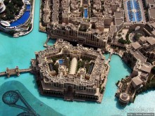 Дубаи с самого высокого здания в мире Бурдж Халифа