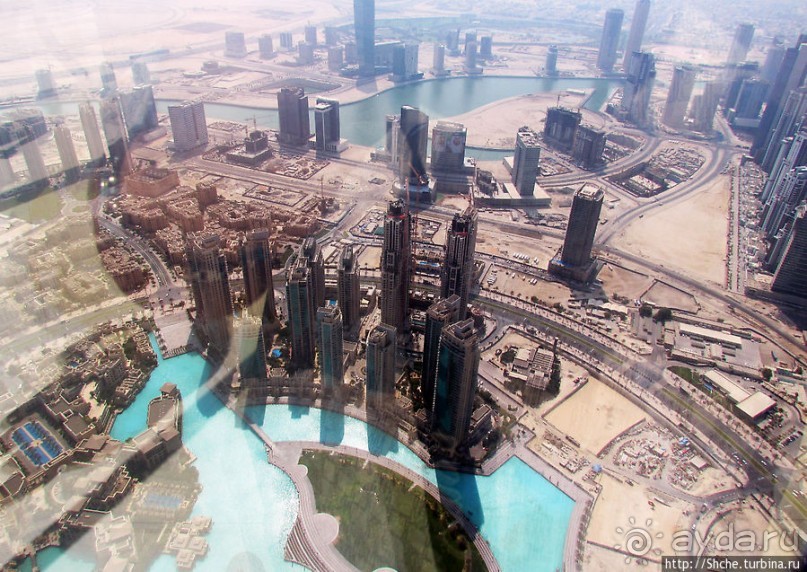 Дубаи с самого высокого здания в мире Бурдж Халифа