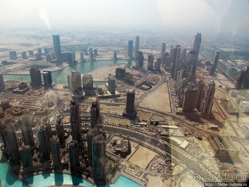 Дубаи с самого высокого здания в мире Бурдж Халифа