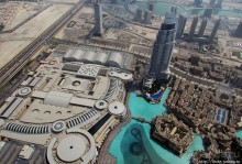 Дубаи с самого высокого здания в мире Бурдж Халифа