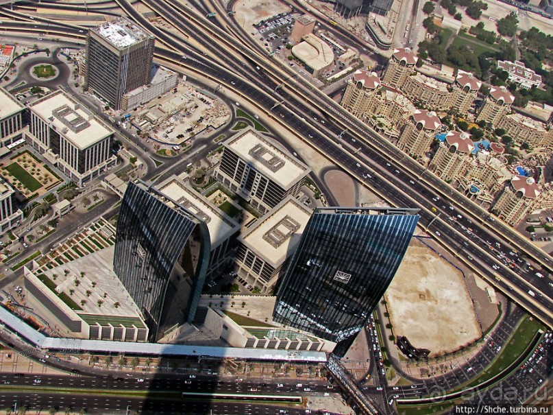 Дубаи с самого высокого здания в мире Бурдж Халифа