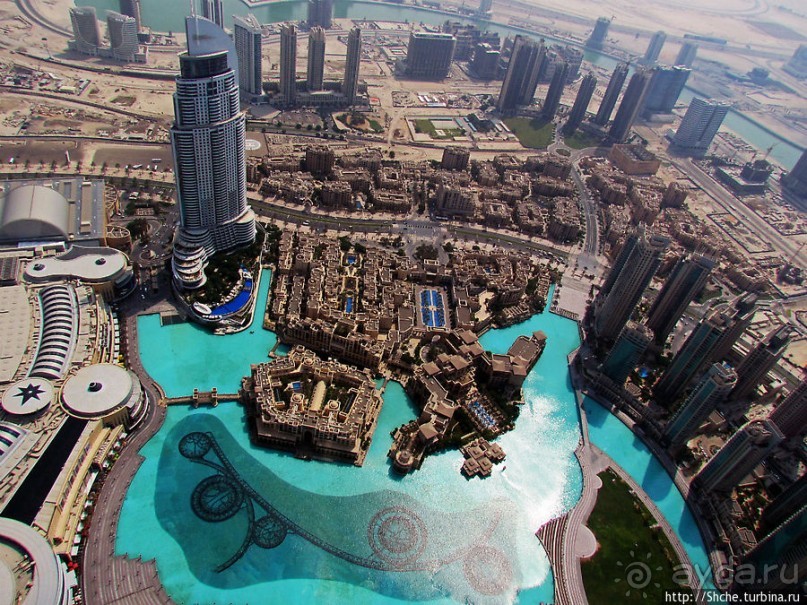Дубаи с самого высокого здания в мире Бурдж Халифа