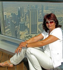 Дубаи с самого высокого здания в мире Бурдж Халифа