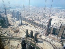 Дубаи с самого высокого здания в мире Бурдж Халифа