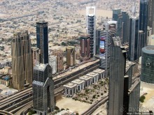Дубаи с самого высокого здания в мире Бурдж Халифа