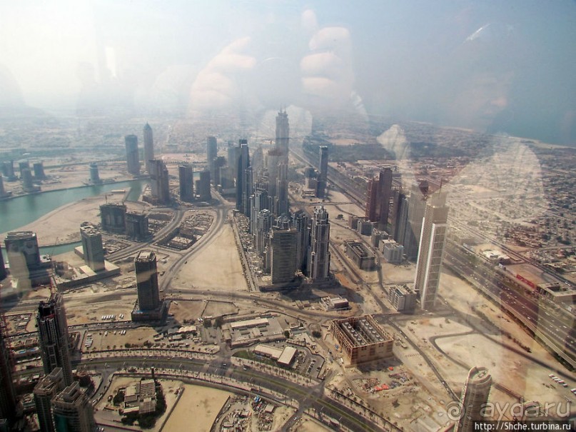 Дубаи с самого высокого здания в мире Бурдж Халифа
