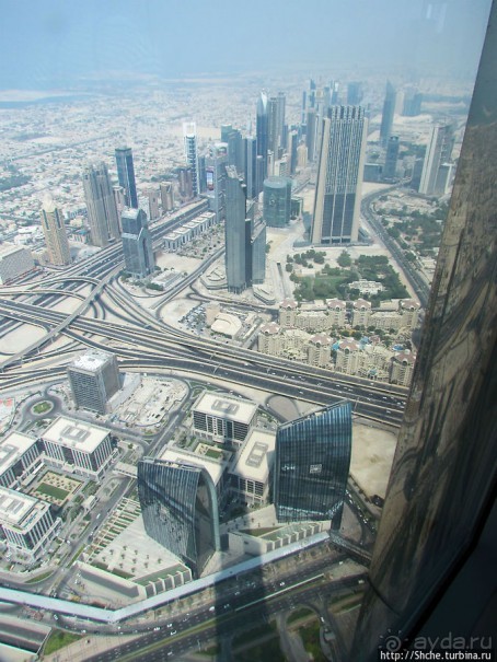 Дубаи с самого высокого здания в мире Бурдж Халифа