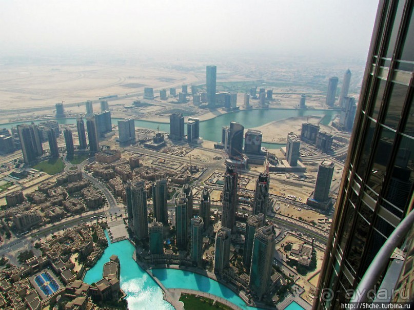 Дубаи с самого высокого здания в мире Бурдж Халифа
