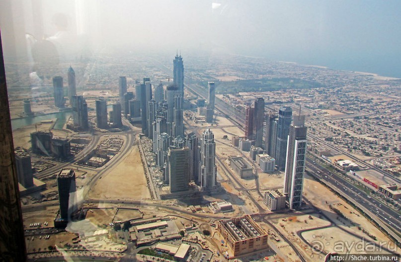 Дубаи с самого высокого здания в мире Бурдж Халифа