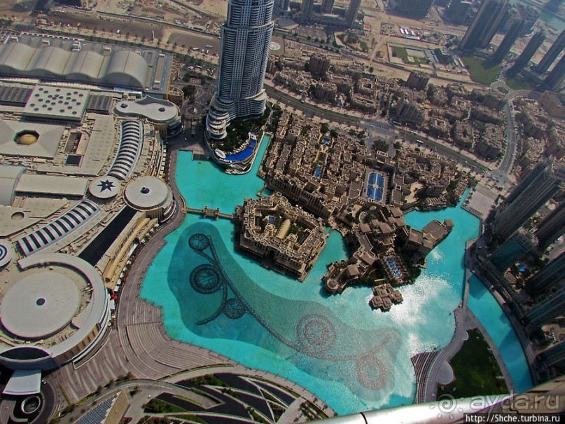 Дубаи с самого высокого здания в мире Бурдж Халифа