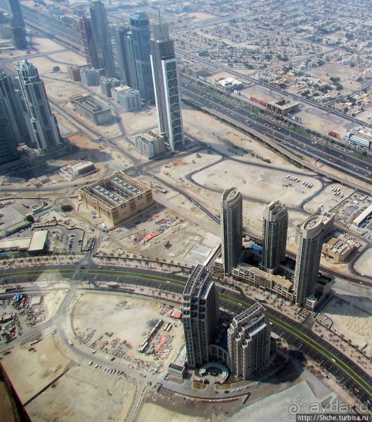 Дубаи с самого высокого здания в мире Бурдж Халифа
