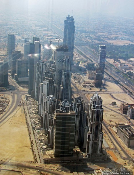 Дубаи с самого высокого здания в мире Бурдж Халифа