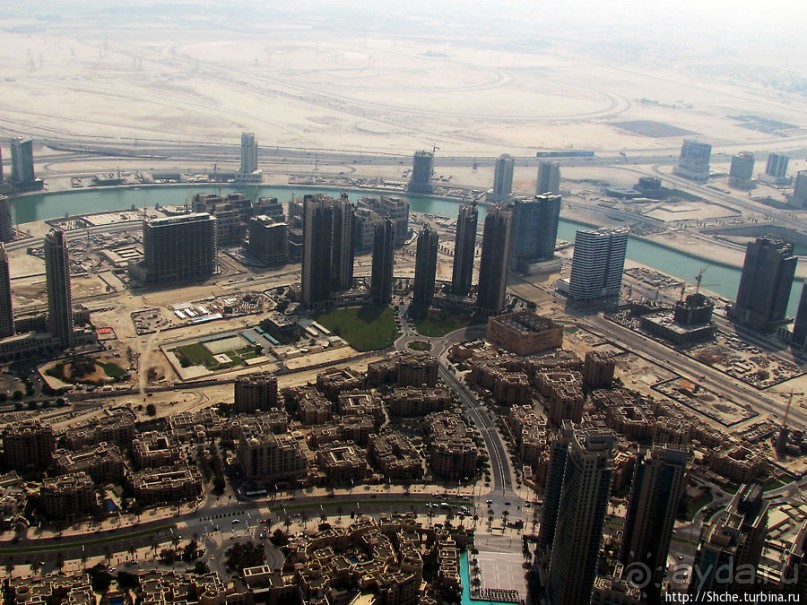 Дубаи с самого высокого здания в мире Бурдж Халифа