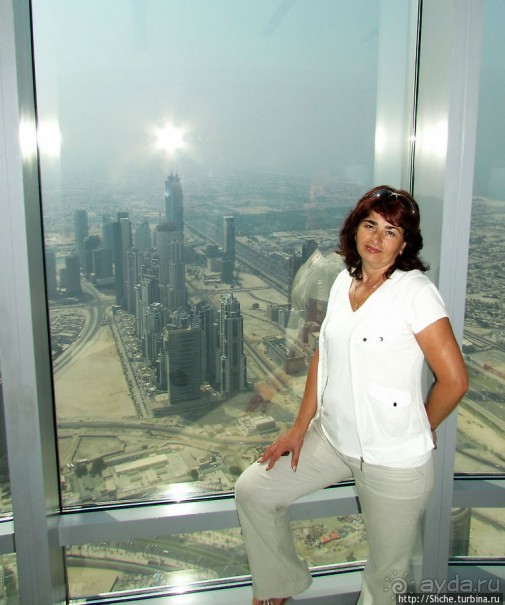 Дубаи с самого высокого здания в мире Бурдж Халифа