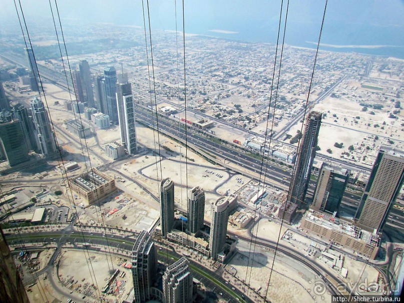 Дубаи с самого высокого здания в мире Бурдж Халифа