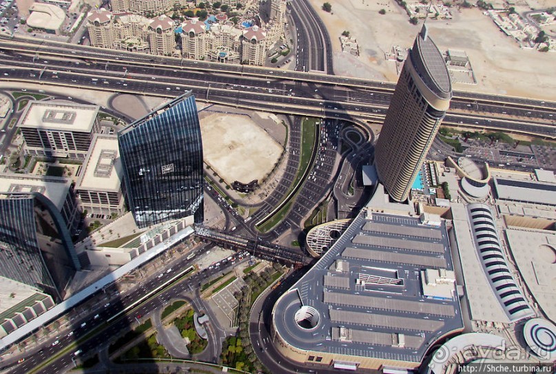Дубаи с самого высокого здания в мире Бурдж Халифа