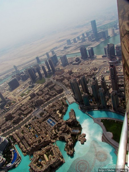 Дубаи с самого высокого здания в мире Бурдж Халифа