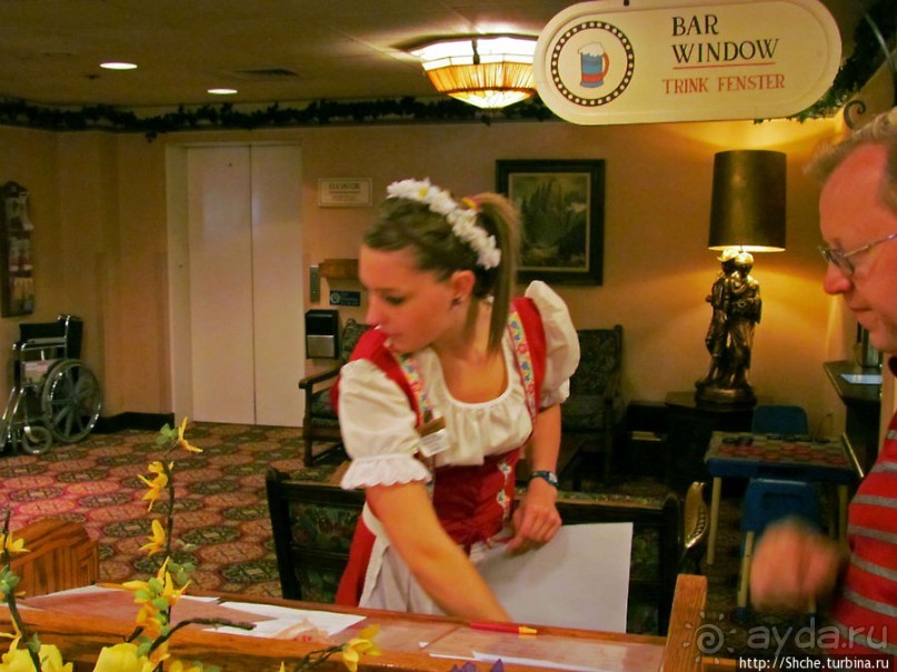 Немецкая кухня в немецкой атмосфере в Мичигане