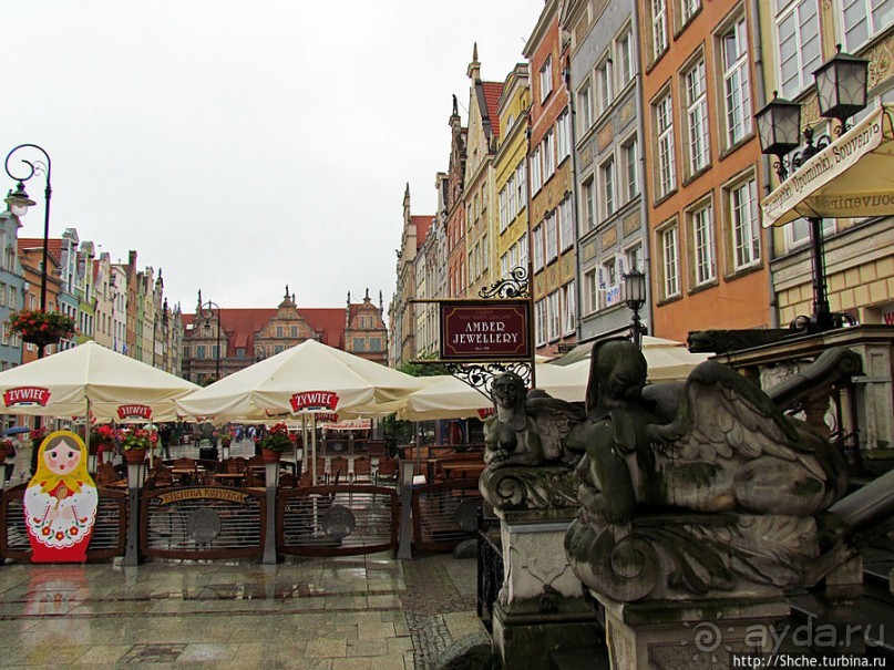 Кусочек Королевского тракта — улица Dlugi Targ в Гданьске