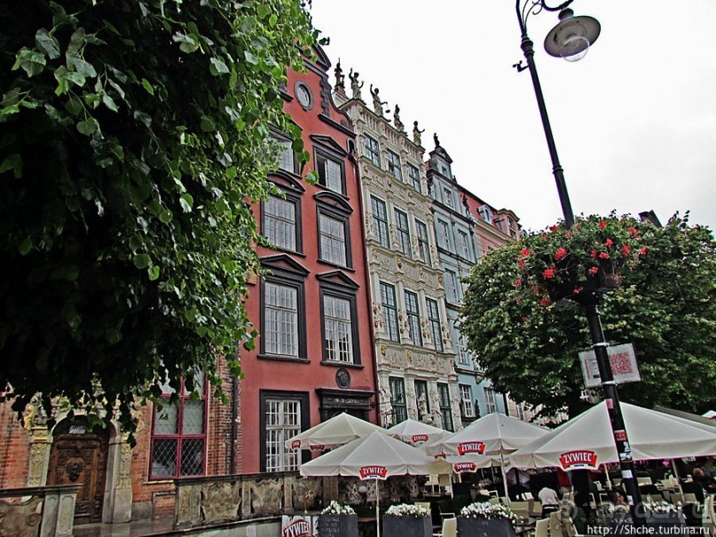 Кусочек Королевского тракта — улица Dlugi Targ в Гданьске