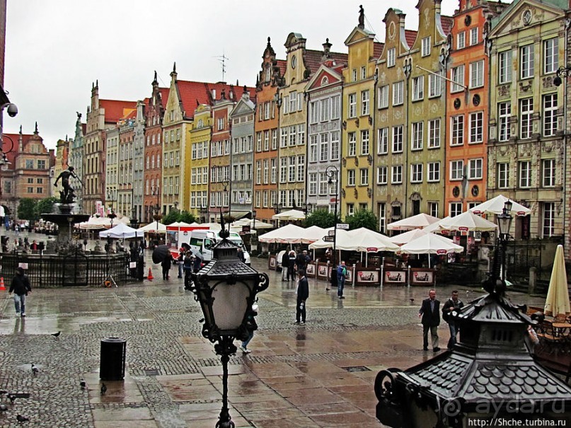 Кусочек Королевского тракта — улица Dlugi Targ в Гданьске