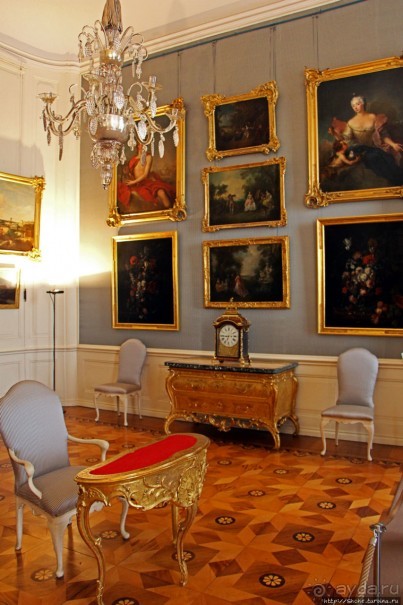 Интерьеры дворца Сан-Суси