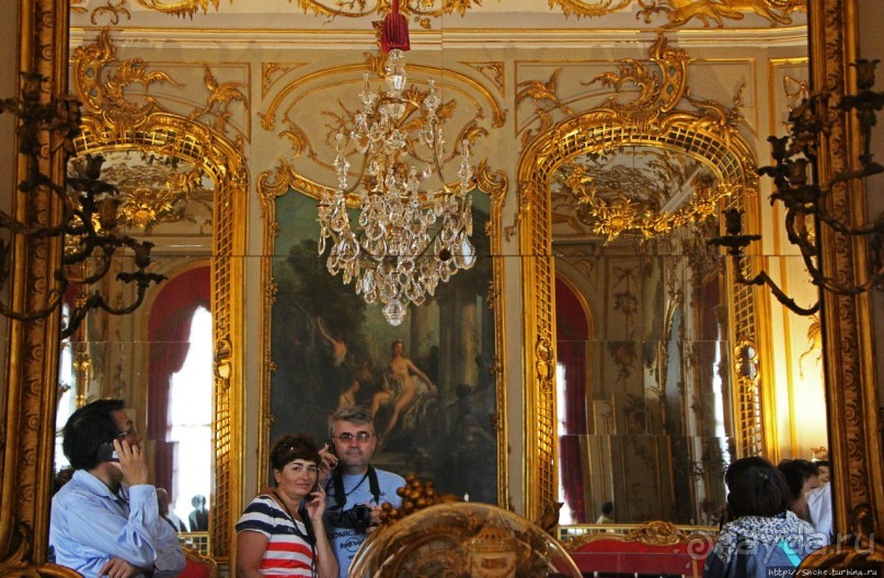 Интерьеры дворца Сан-Суси