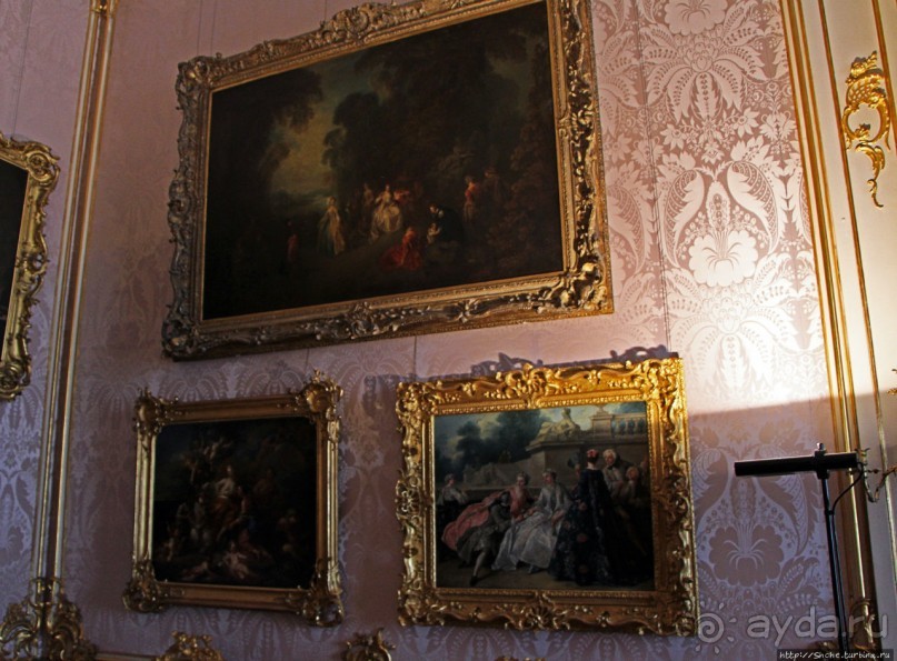 Интерьеры дворца Сан-Суси