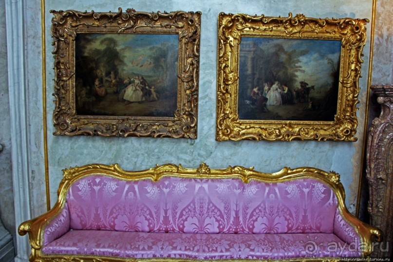 Интерьеры дворца Сан-Суси
