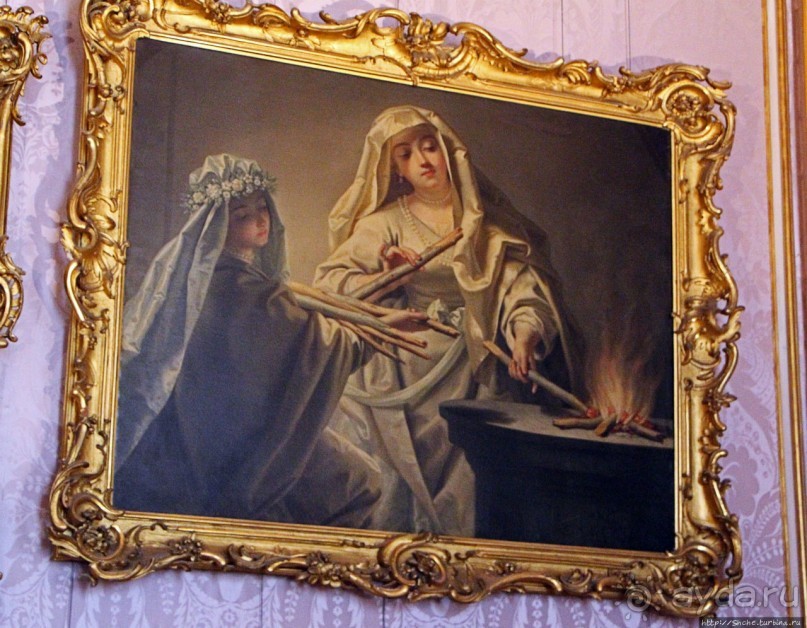 Интерьеры дворца Сан-Суси