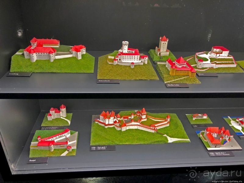 Все замки Словении наглядно