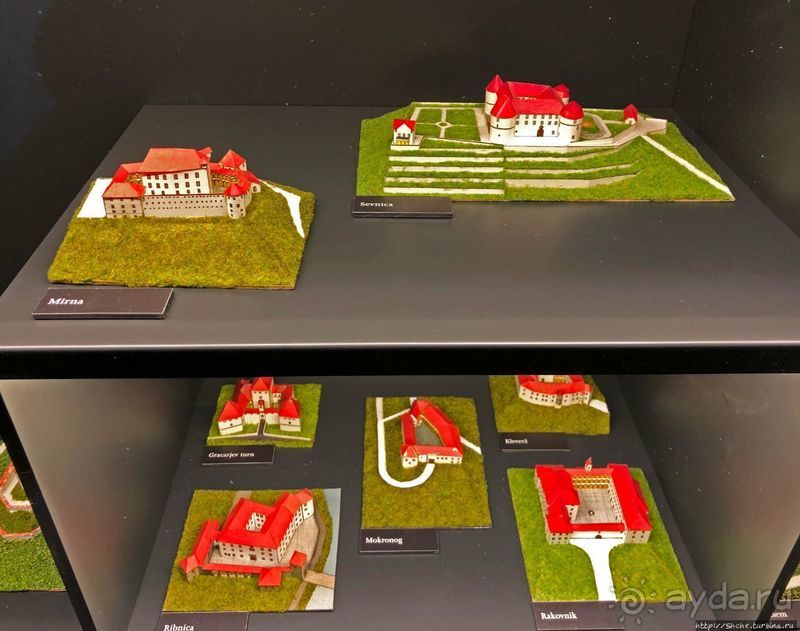 Все замки Словении наглядно