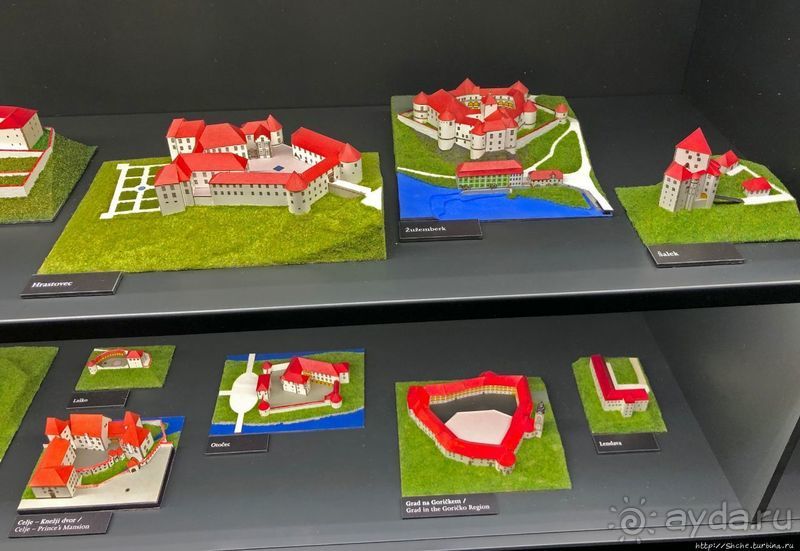 Все замки Словении наглядно