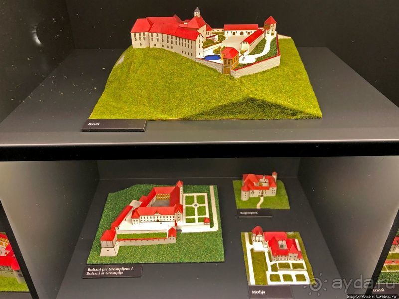 Все замки Словении наглядно