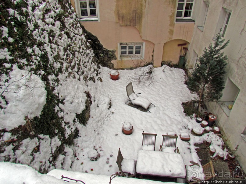 У подножия горы Капуцинов - квазипешеходная зона Зальцбурга